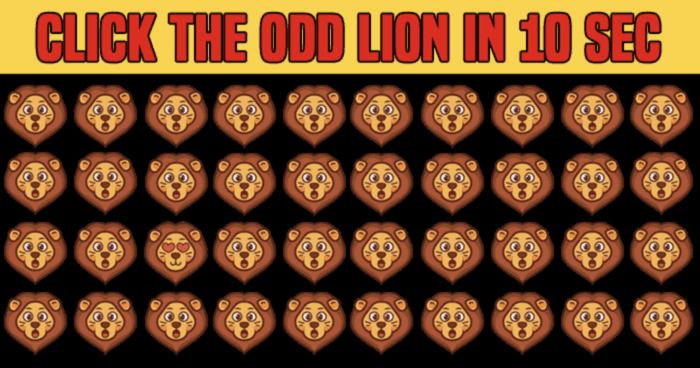 only-less-than-4-can-find-the-different-lion-quiz