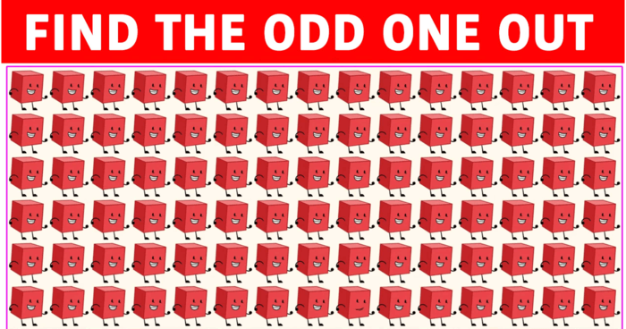 Can You Spot The Odd One Out? This Mind-boggling Puzzle Will Put Your Skills To The Test.