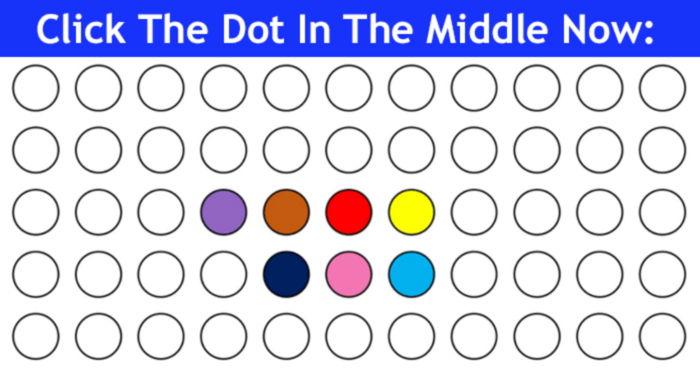 Are You Smart Enough To Pass This Hit-The-Dot Test?