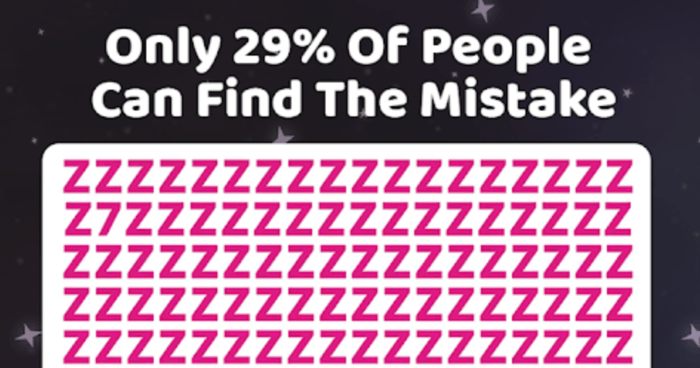 Only 29% Of People Can Find The Mistake.