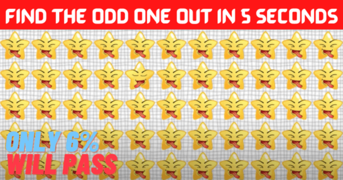 Visual Challenge: Find The Odd One Out In 5 Seconds!