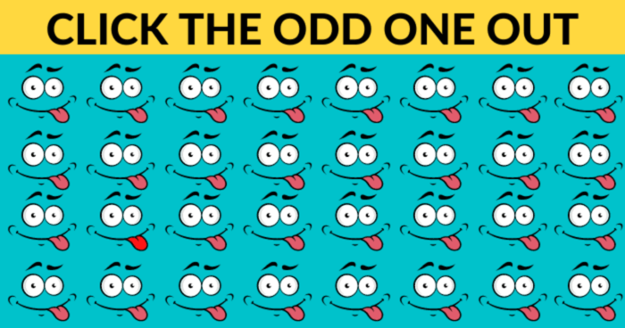 We Guess You Can't Find The 3 Odd Ones Out In 10 Seconds