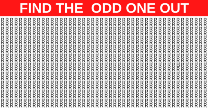 Only The Sharpest Eyes Can Spot The Odd One Out Within 10 Seconds.