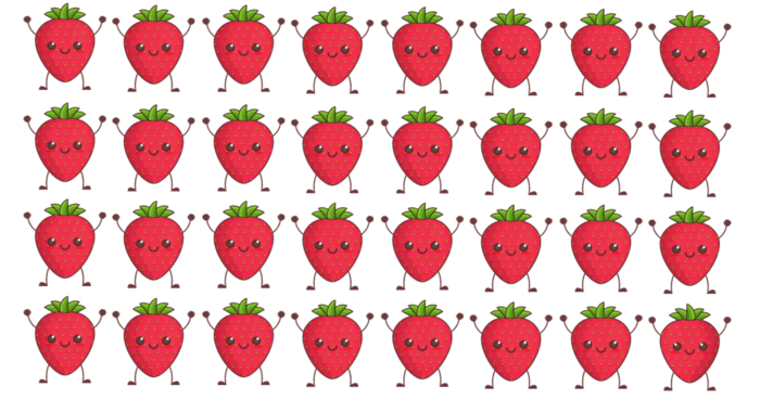 5-SEC TEST: Find The Odd Strawberry Out.