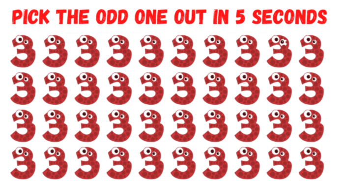 GENIUS TEST: Can You Spot The Odd One Out In 5 Seconds?
