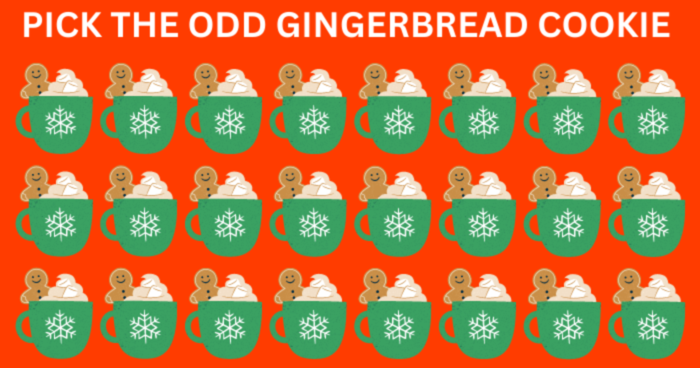 only-20-can-pick-the-odd-gingerbread-cookie-in-20-seconds-quiz